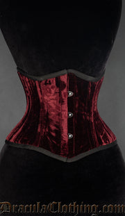 Bordeaux Double Boned Waist Cincher