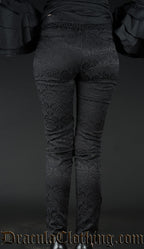 Brocade Five Button Pants