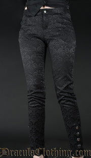 Brocade Five Button Pants