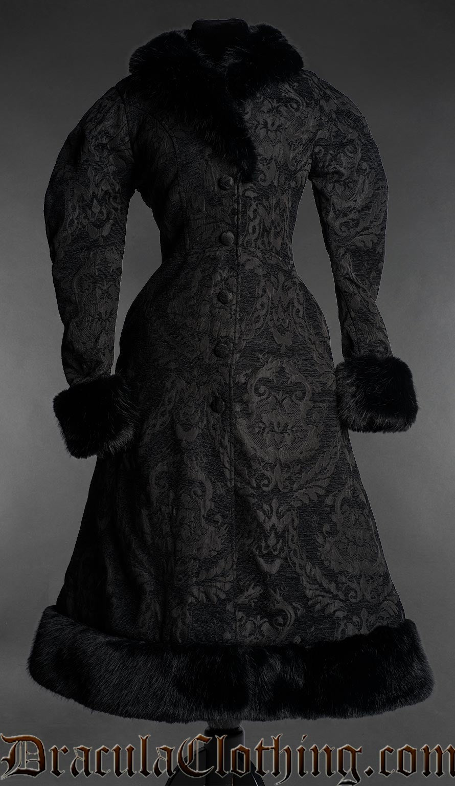 Brocade Baroque Winter Coat
