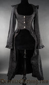 Black Brocade EGA Coat