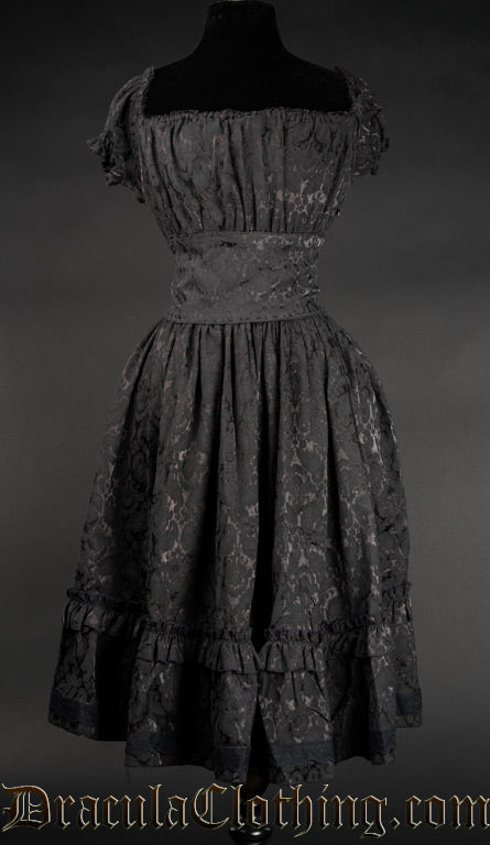 Brocade Gothabilly Dress