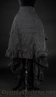 Brocade Layer Bustle Skirt unlaced 