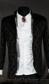 Black Brocade Nehru Jacket