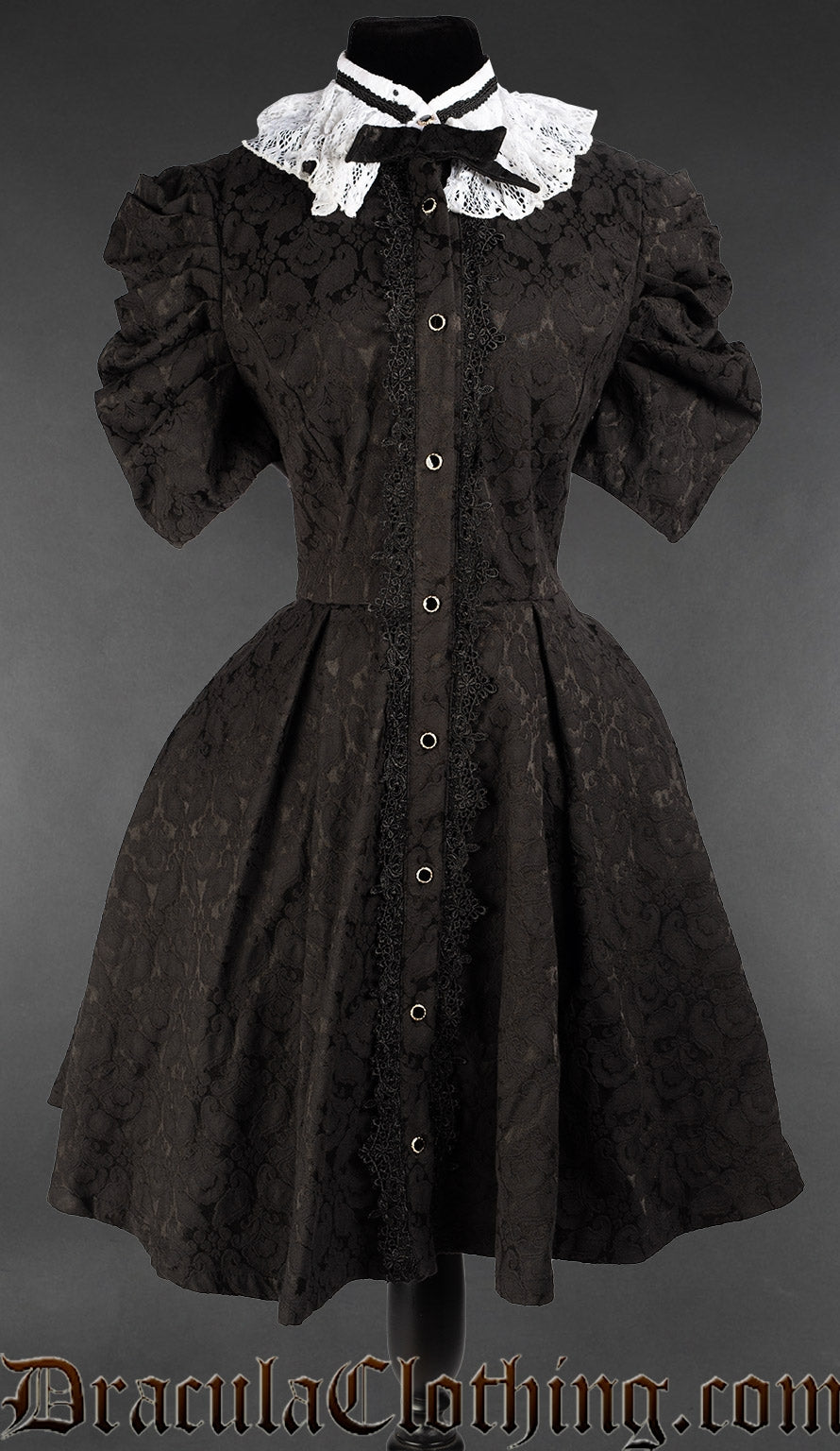 brocade shirt dress Eleanor Shirt Dress 2XL / Sterling Brocade
