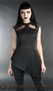 Brocade Spiked Tunic