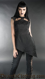 Brocade Spiked Tunic