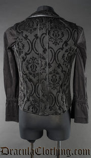 Spiked Brocade Vest