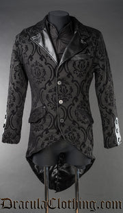 Brocade Steampunk Tailcoat