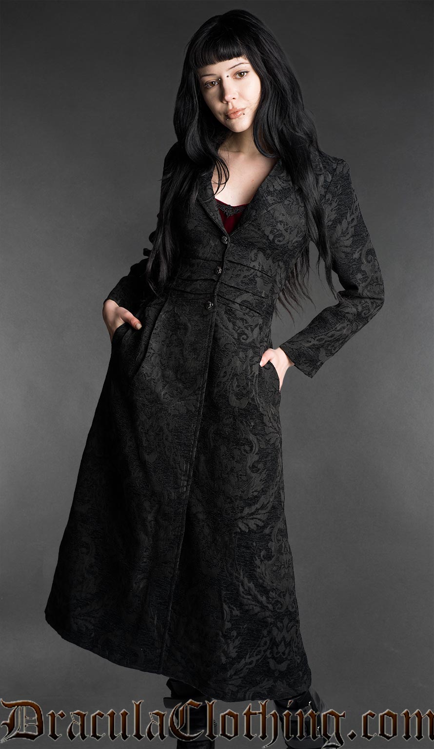 Brocade Victorian Gothic Coat