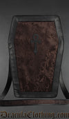 Brown Brocade Big Ankh Coffin Bag