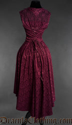 Burgundy Bat Succubus Dress