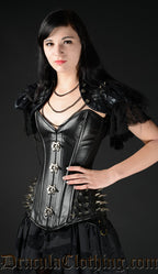 Hip Clasp Spike Corset