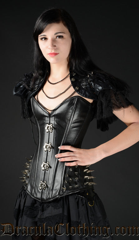 Hip Clasp Spike Corset