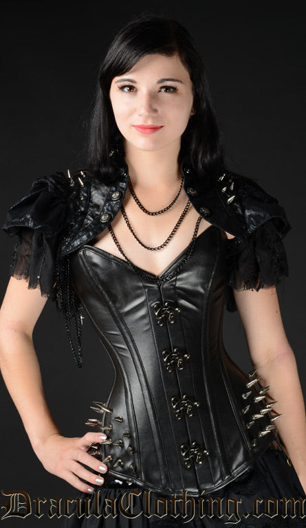 Hip Clasp Spike Corset