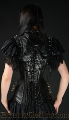 Hip Clasp Spike Corset