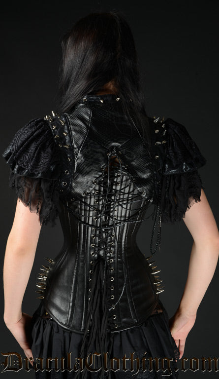 Hip Clasp Spike Corset