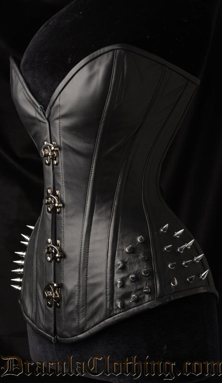 Hip Clasp Spike Corset