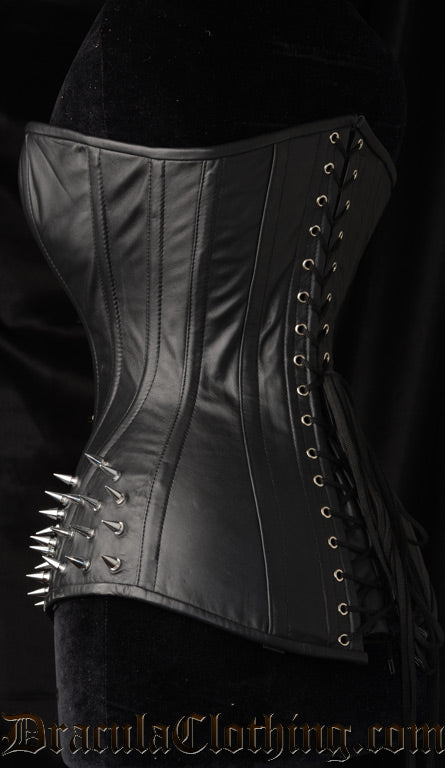 Hip Clasp Spike Corset