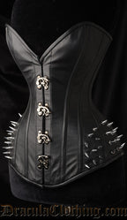 Hip Clasp Spike Corset