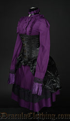 Purple Ruffle Blouse