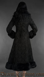 Chenille Brocade Winter Coat