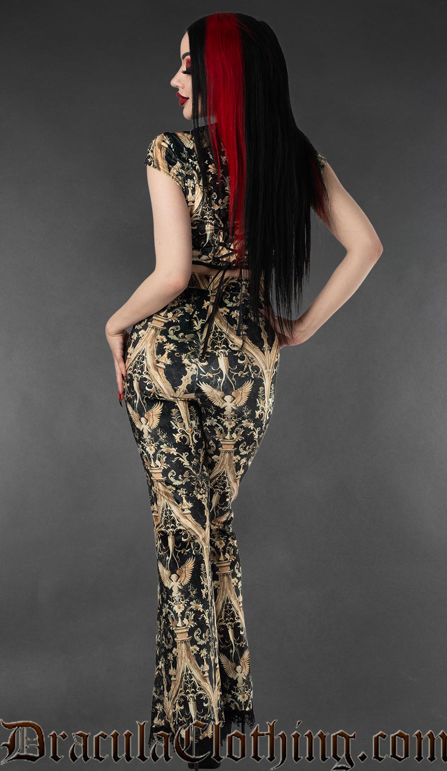 Cherub Flare Velvet Pants