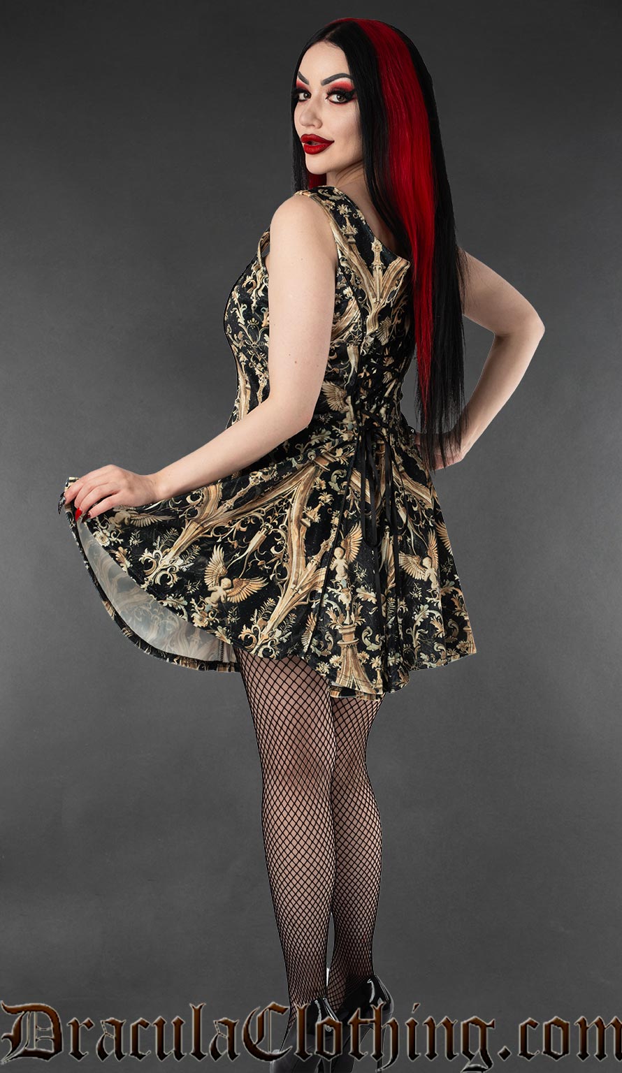 Cherub Velvet Pocket Dress