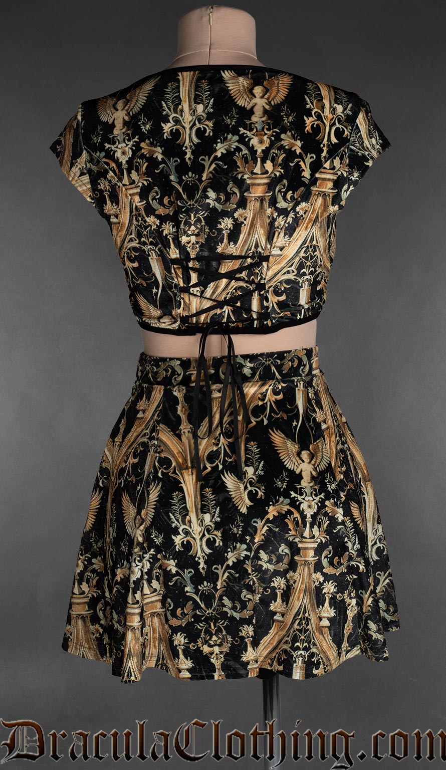 Cherub Velvet Crop Top