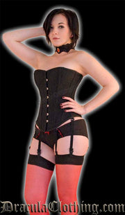 Pinstripe Overbust Corset 