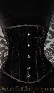 Classic Velvet Underbust Corset