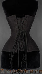 Cotton Black Clasp Extreme Waist Corset