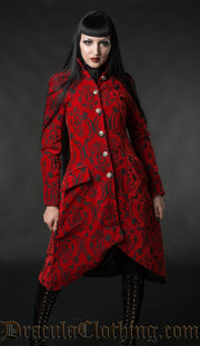 Crimson Autumn Coat