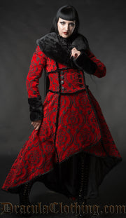 Crimson Evil Queen Coat