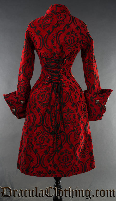 Crimson Female Admiral Coat