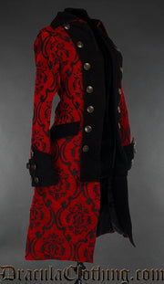 Crimson Pirate Princess Coat