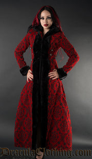 Crimson Shieldmaiden Coat