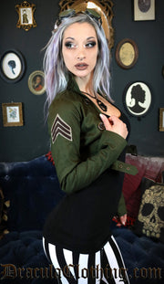 Cropped Military Jacket