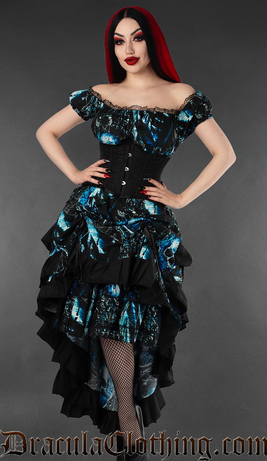 Dead Pirate Gothabilly Dress M Dead Pirate Gothabilly Dress M