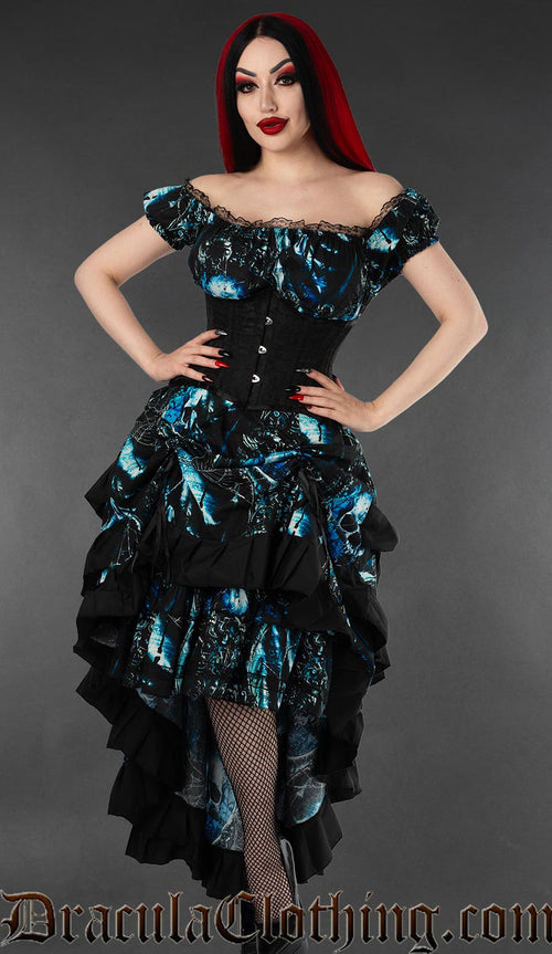 off the shoulder pirate dress Dead Pirate Gothabilly Dress M
