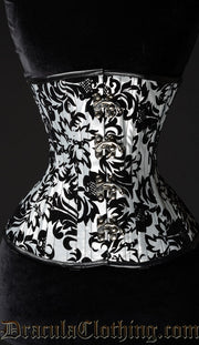 DOUBLE BONED BROCADE CORSET