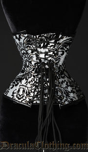 DOUBLE BONED BROCADE CORSET