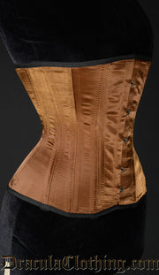 Double Boned Brown Corset