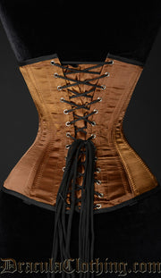 Double Boned Brown Corset