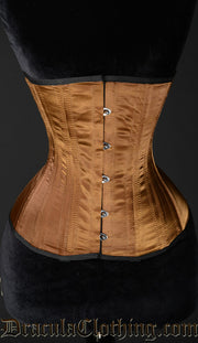 Double Boned Brown Corset