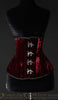 DOUBLE BONED RED VELVET CORSET