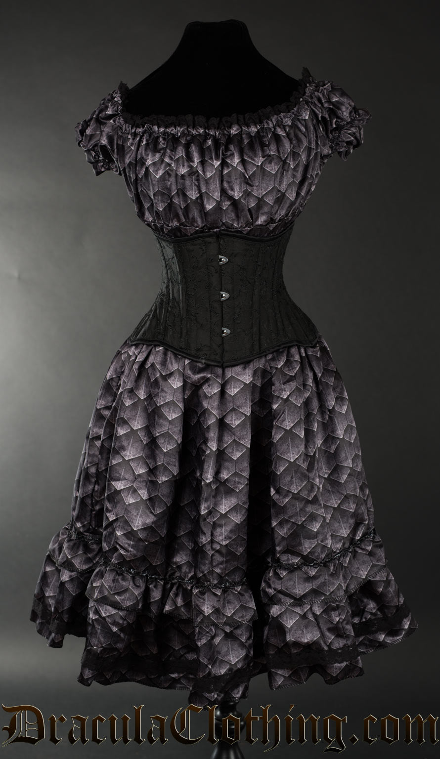 Dragon Scale Gothabilly Dress