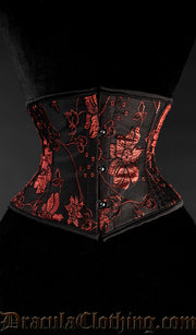 Red Floral Waist Cincher