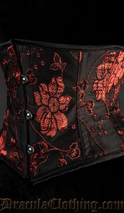 Red Floral Waist Cincher