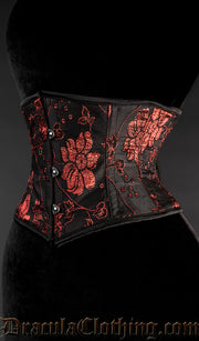 Red Floral Waist Cincher